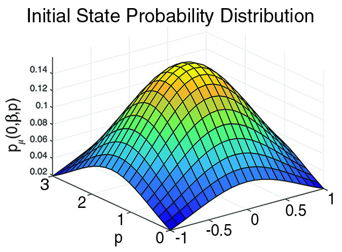 <strong>Figure 1.</strong> Initial system mean field \(\mu_t(\beta,p)\) density \(t=0.00\). Figure courtesy of Mohamad Aziz.