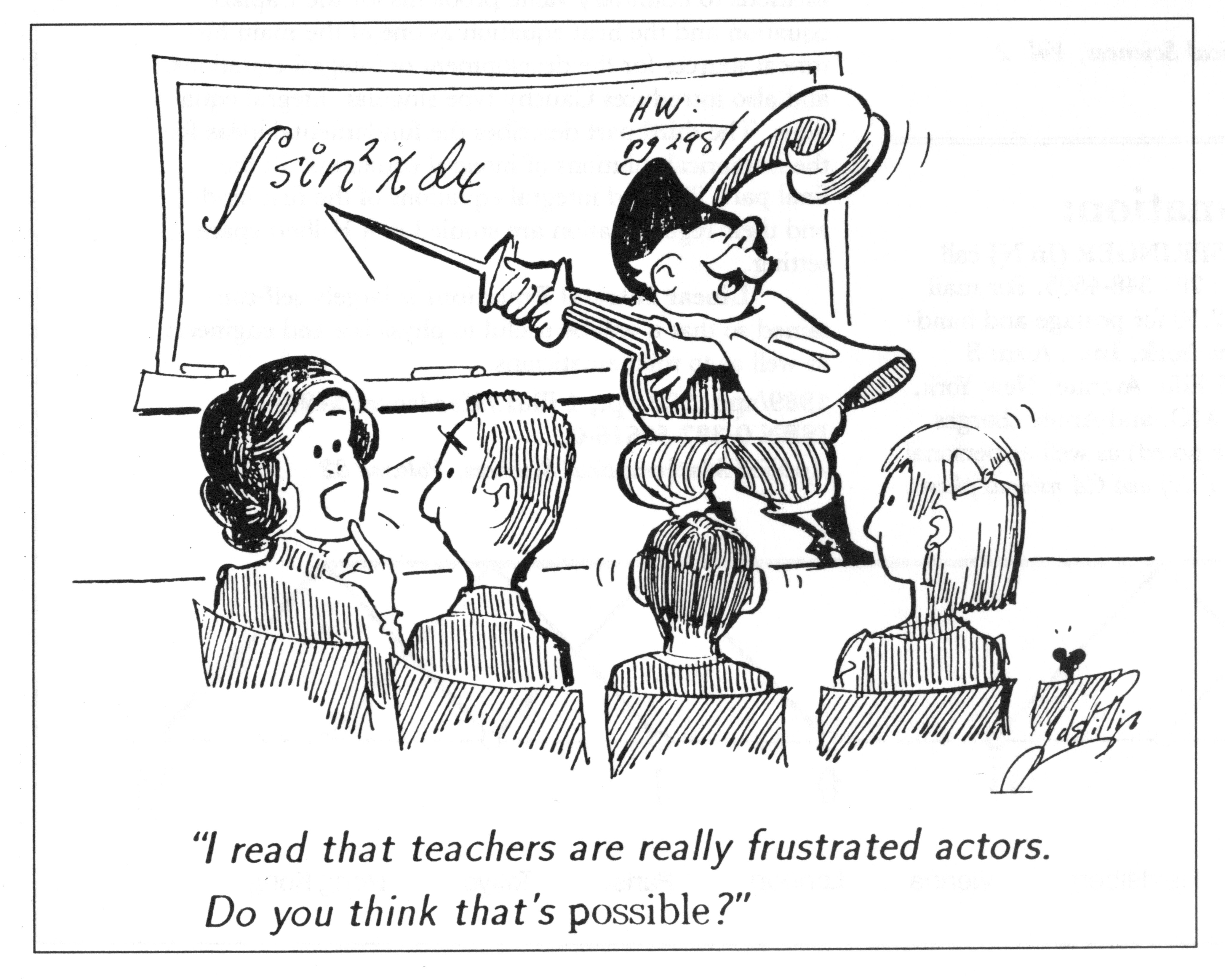 Mathematician John de Pillis regularly contributed cartoons to SIAM News from the 1980s onwards. Imbued with de Pillis’s unique sense of humor, these cartoons are as relevant today as when they were first published. SIAM News will reprint selected cartoons in future issues, and SIAM hopes to make the complete set available online in due course.