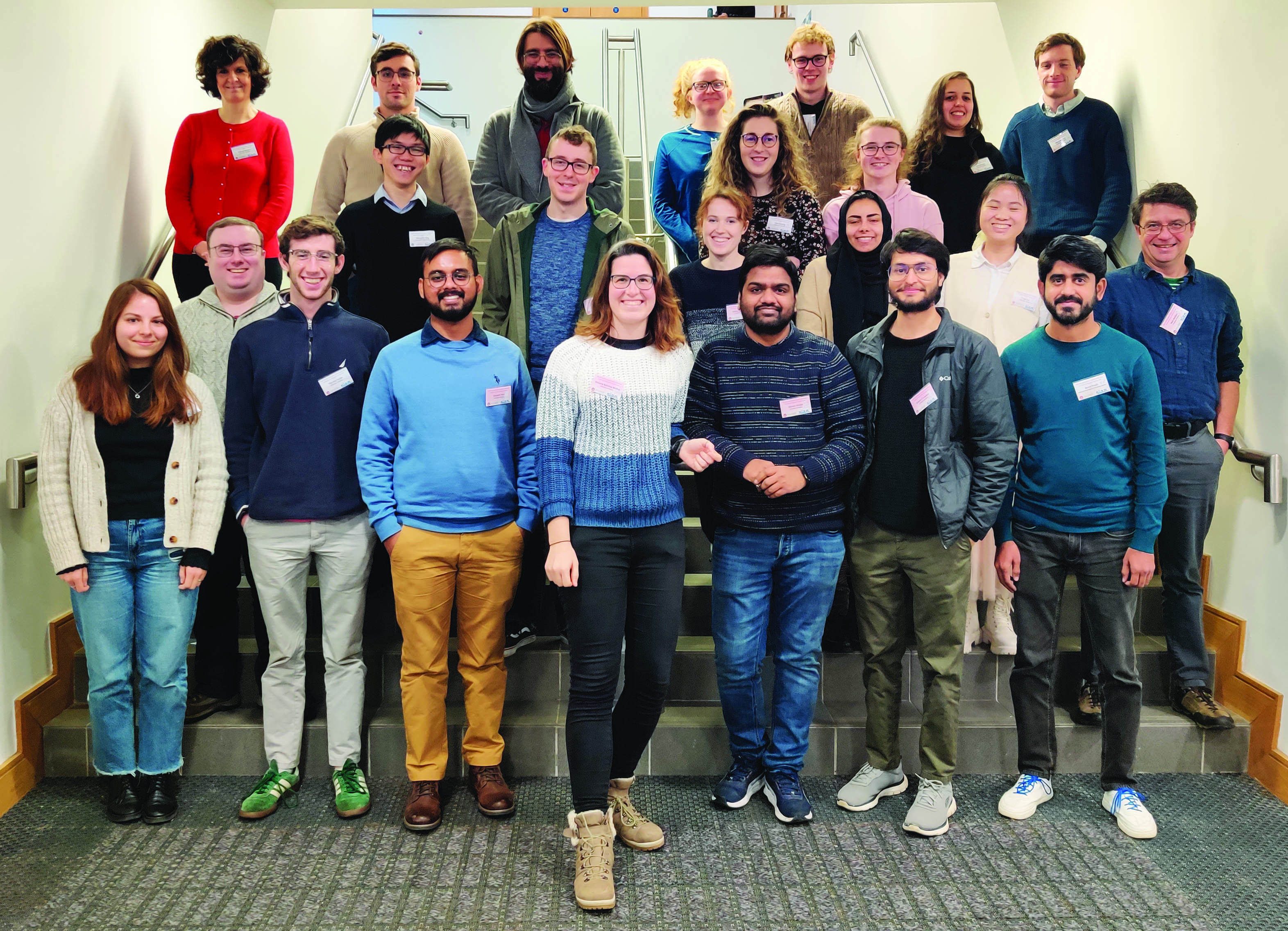 Participants of the 9th Annual Irish SIAM Student Chapter Conference, which was held at the University of Galway in December 2022, pose for a group photo. Photo courtesy of Tatiana Lapina.