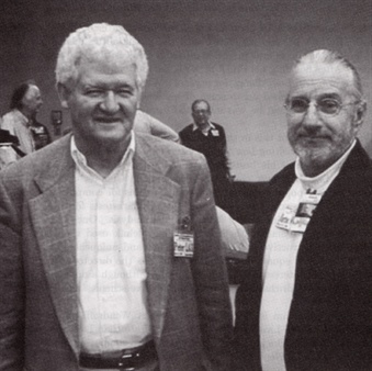 Peter Lax and Burton Wendroff, in a photo by Norman Bleistein. Combining stability with second-order accuracy, the Lax Wendroff method made it possible to compute the movement of shock waves with the accuracy required in scientific computing. From Peter Lax, Mathematician.
