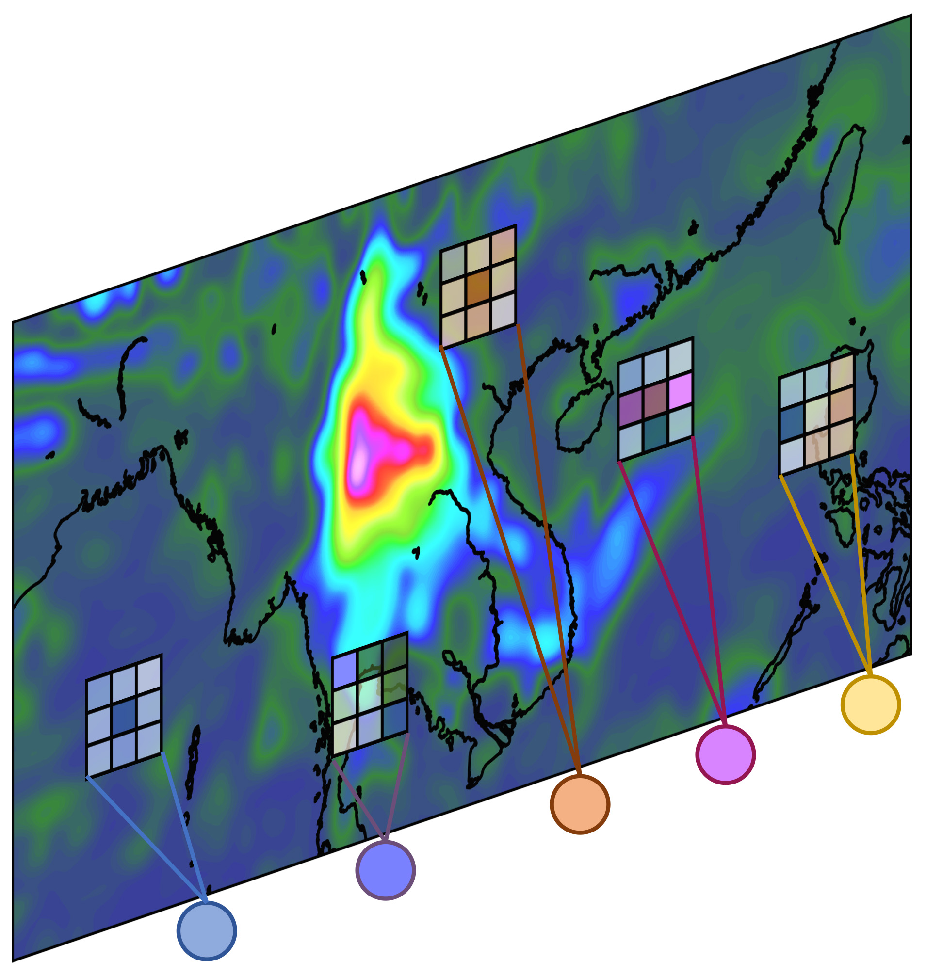 &lt;strong&gt;Figure 2.&lt;/strong&gt; Locally connected layers employ different weights for each region. Figure adapted from [1].