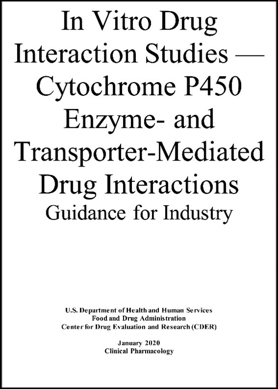 &lt;strong&gt;Figure 2.&lt;/strong&gt; The title page of the U.S. Food and Drug Administration (FDA) guidance for drug-drug interaction. This guidance recommends several model-based predictions that determine potential drug-drug interactions. Figure courtesy of [2].