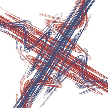 <strong>Figure 1.</strong> A homoclinic tangle with the chaotic complexity described by Poincaré.
