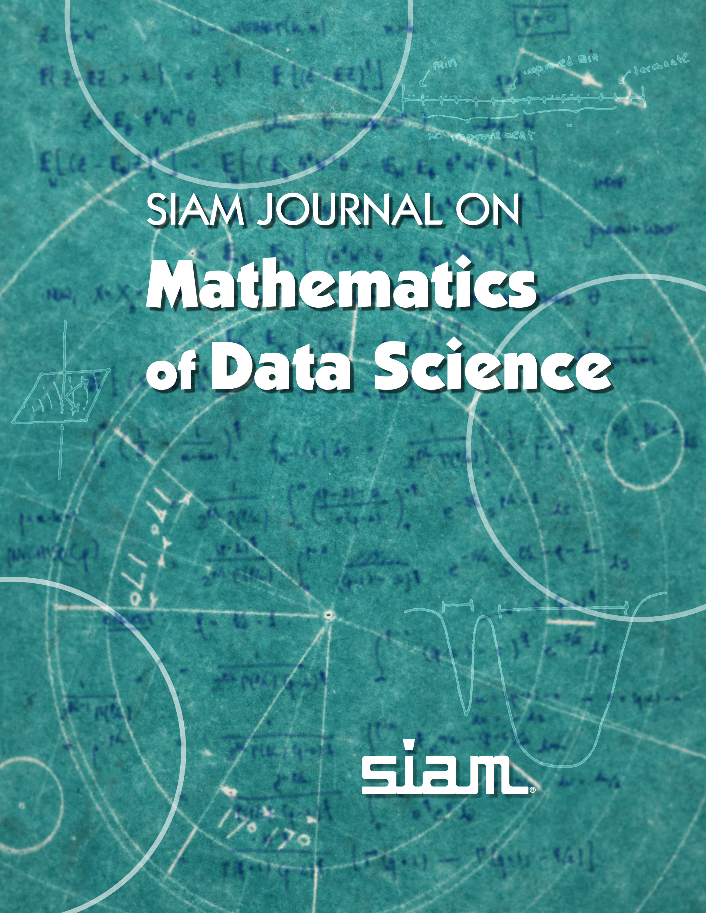 The new &lt;em&gt;SIAM Journal on Mathematics of Data Science&lt;/em&gt; is currently taking submissions.