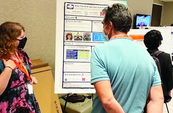 A lively poster session in the hotel lobby at the 4th Annual Meeting of the SIAM Texas-Louisiana Section. Photo courtesy of Kristina Vatcheva.