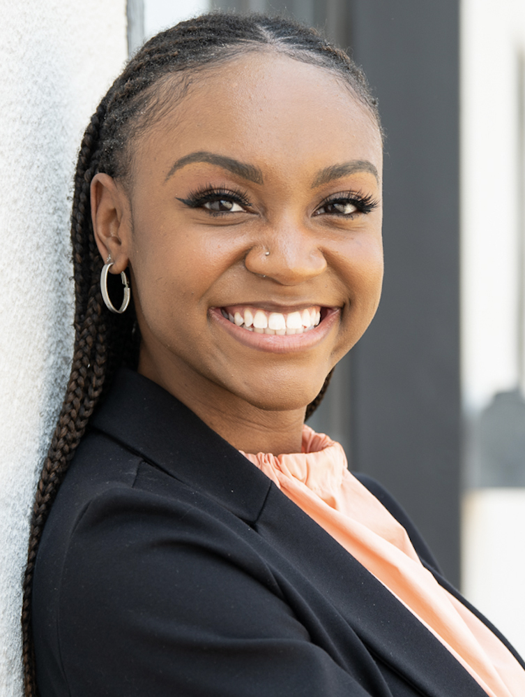 Nikira Walter, a first-year Ph.D. student in statistics at Columbia University, is the 2024 SIAM EDGE Fellow. She attended the 2024 EDGE Summer Program, which took place in June at the University of Tennessee, Knoxville. Photo courtesy of Braven, Inc.