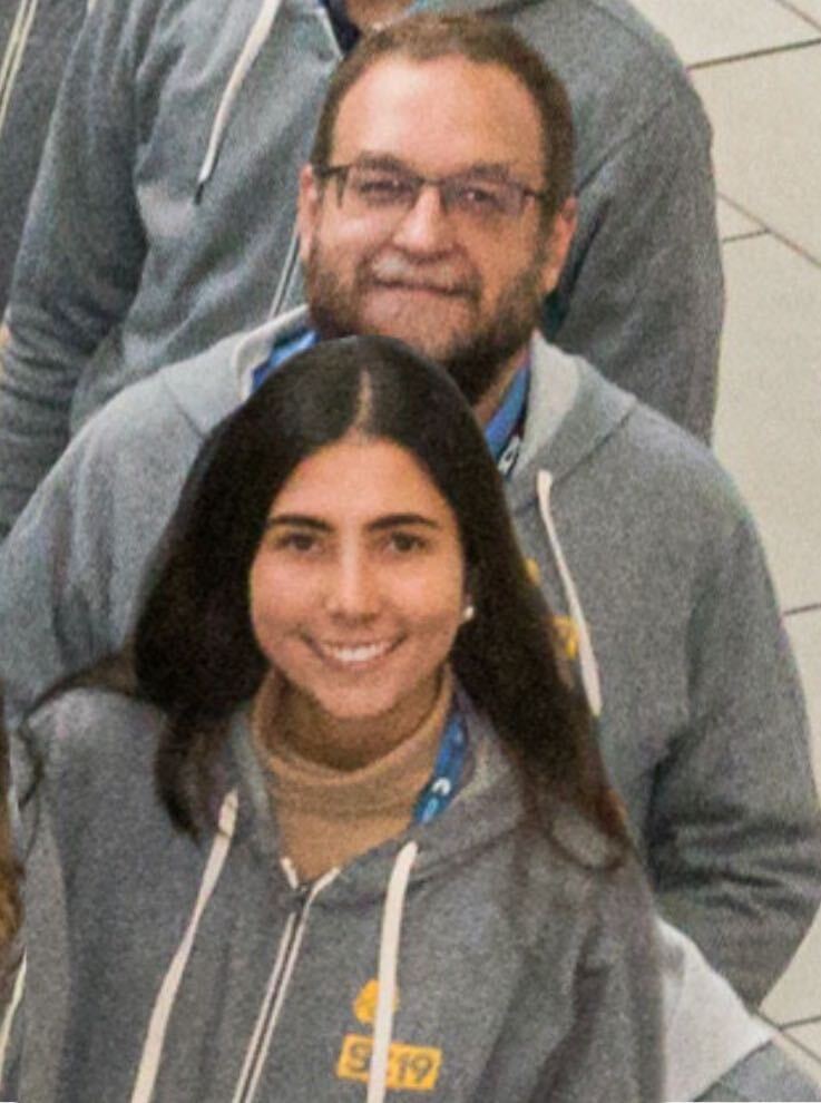 Jay Lofstead (Sandia National Laboratories) and Paula Fernanda Olaya Garcia (University of Tennessee, Knoxville) at the 2019 International Conference for High Performance Computing, Networking, Storage, and Analysis, which took place in November 2019. Photo courtesy of Jo Ramsey.