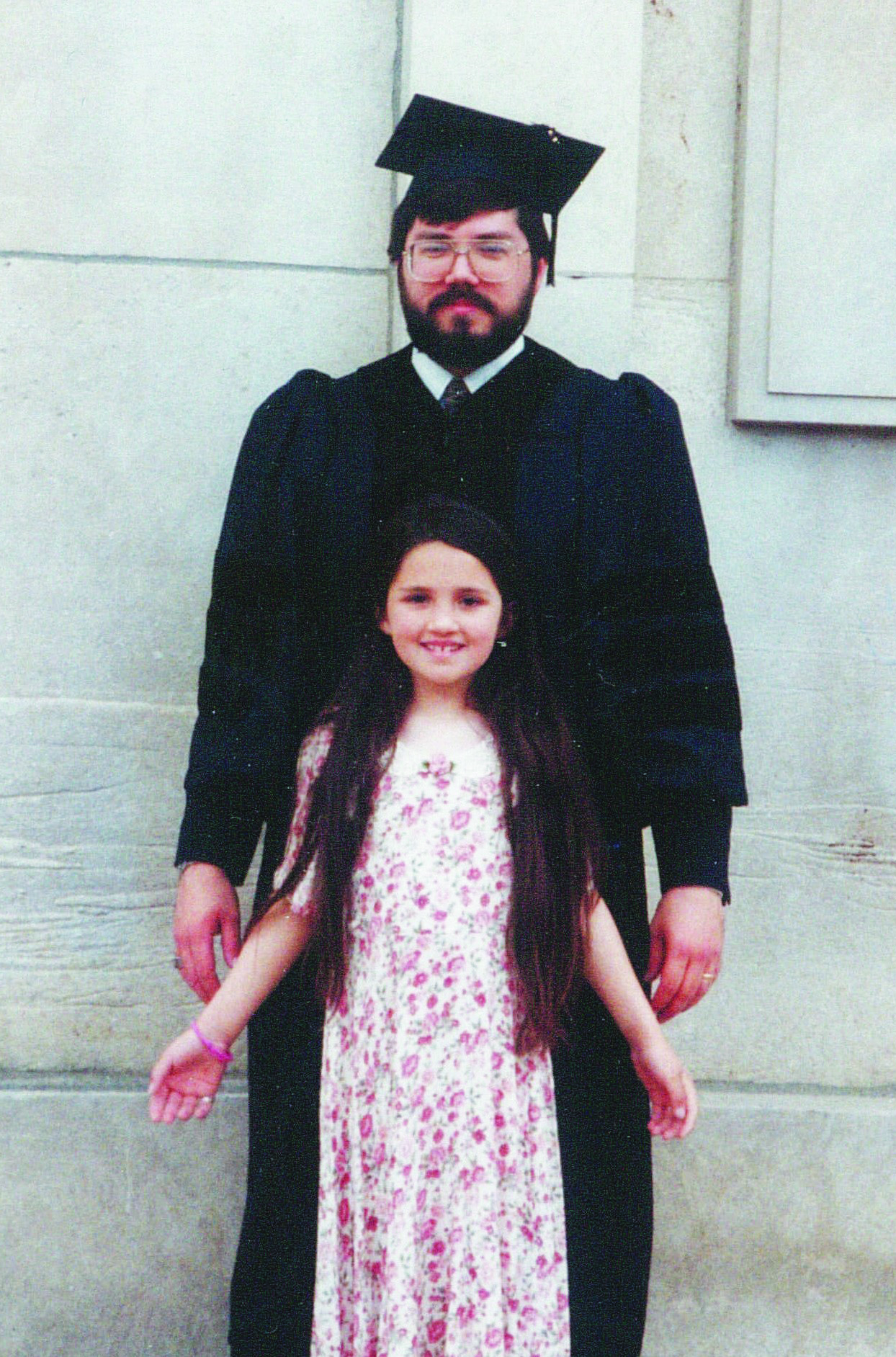 The newly minted Dr. Derek Kane with his daughter, the future Dr. Erin Kane. Photo courtesy of Derek Kane.