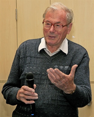 Michael J.D. Powell, 1936-2015. Photo by Lin Wang, courtesy of the Chinese Academy of Sciences.