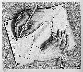 &lt;em&gt;Drawing Hands&lt;/em&gt;, a lithograph by M.C. Escher, is an example of a paradox. Thomas Hales will explore the relation between paradoxes and mathematics at the 2018 SIAM Annual Meeting. Public domain image.