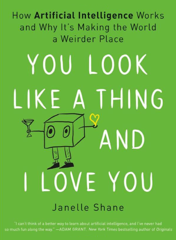 &lt;em&gt;You Look Like a Thing and I Love You: How Artificial Intelligence Works and Why It’s Making the World a Weirder Place&lt;/em&gt;. By Janelle Shane. Image courtesy of Hachette Book Group, Inc.