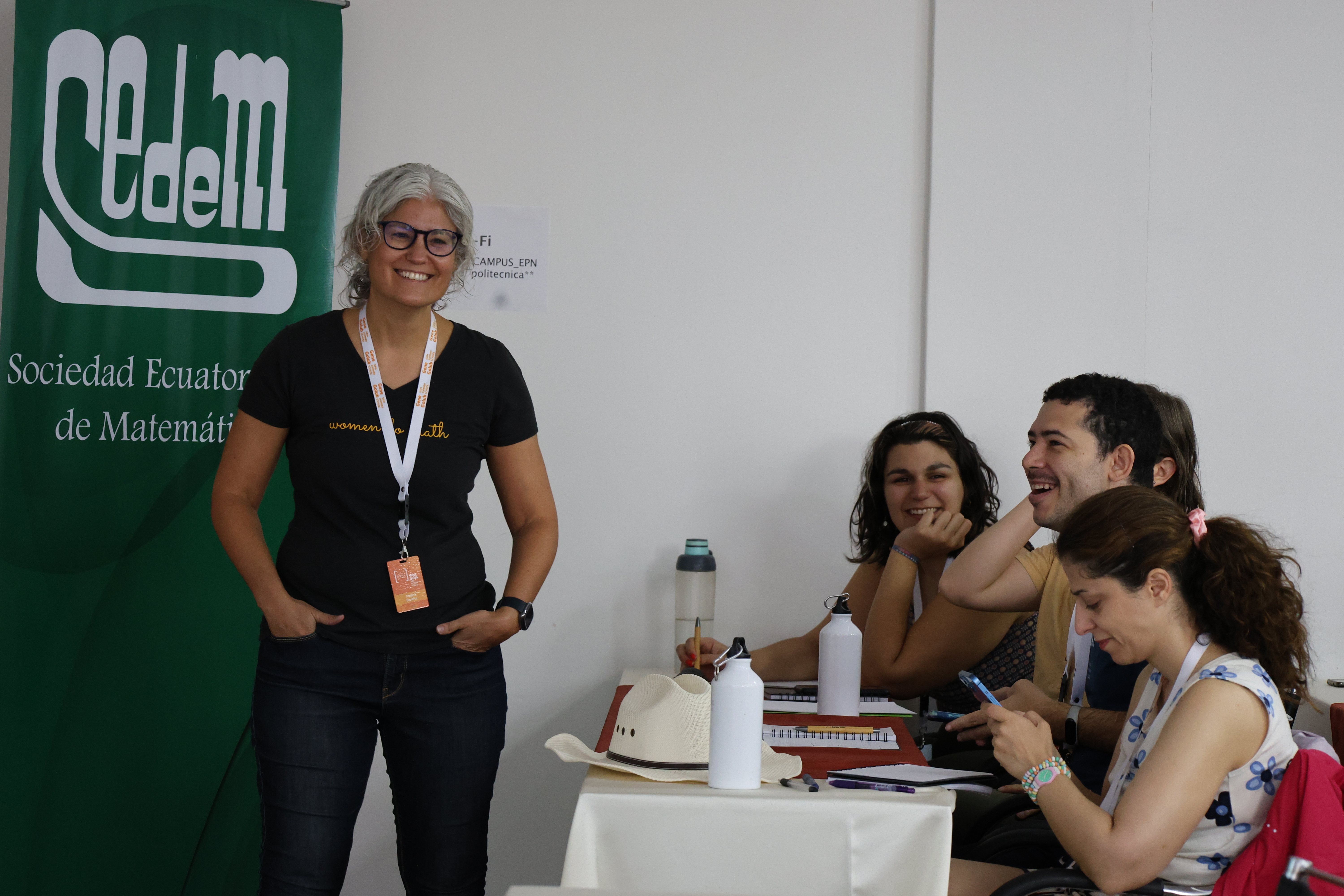 Students participating in the 2024 Gene Golub SIAM Summer School in Quito, Ecuador.